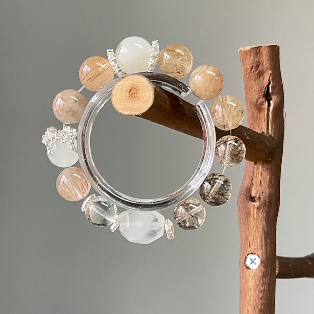 The Akashic Bracelet | Super Seven & Phantom Quartz for Deep Spiritual Insight