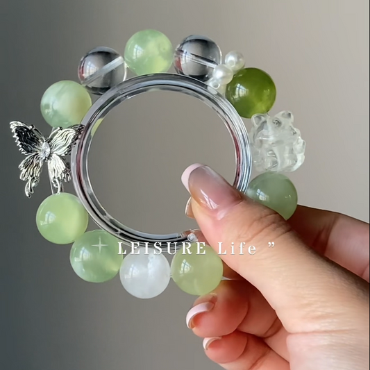 The Chantilly Charm Bracelet | White Phantom & Pearl | For Sweet Attraction