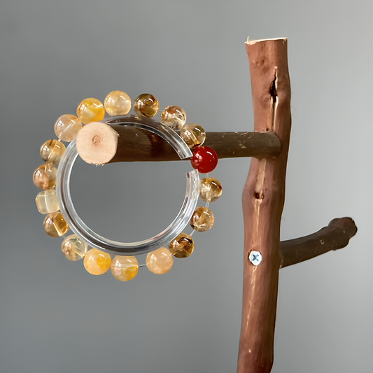 The Solar Plexus Igniter | Citrine & Tiger's Eye for Unstoppable Ambition