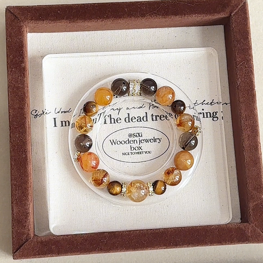 The Tycoon Bracelet | Citrine & Tiger's Eye | For Executive Power & Wealth