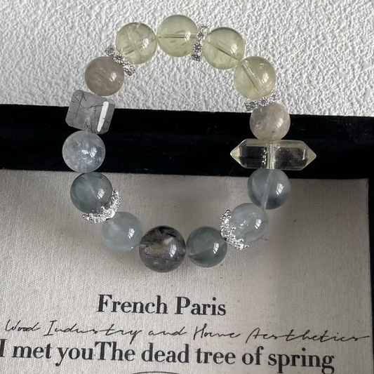 The Catalyst Bracelet | Citrine & Rutilated Quartz | For Energy & Breakthrough