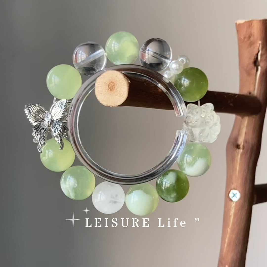 The Chantilly Charm Bracelet | White Phantom & Pearl | For Sweet Attraction