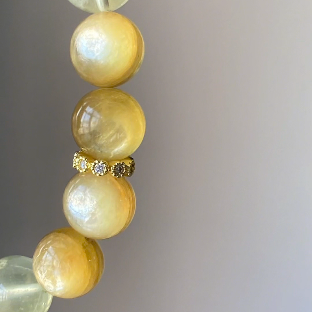 The Helios Bracelet | Tiger's Eye & Citrine | For Confidence & Action