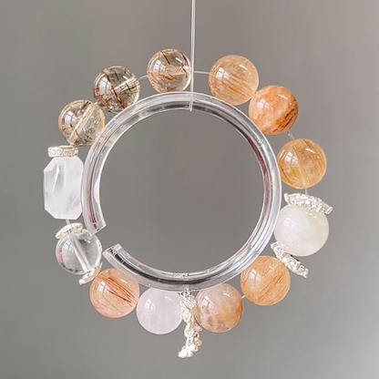 The Akashic Bracelet | Super Seven & Phantom Quartz for Deep Spiritual Insight