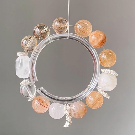 The Akashic Bracelet | Super Seven & Phantom Quartz for Deep Spiritual Insight