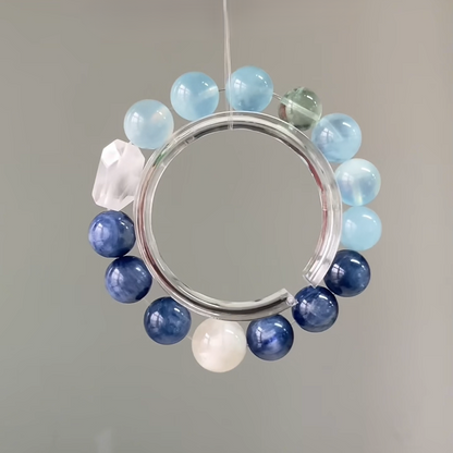 The Oracle Bracelet | Kyanite & Aquamarine | For Calm & Clear Communication